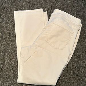 NYDJ corduroy pants marilyn staight winter white size 16P